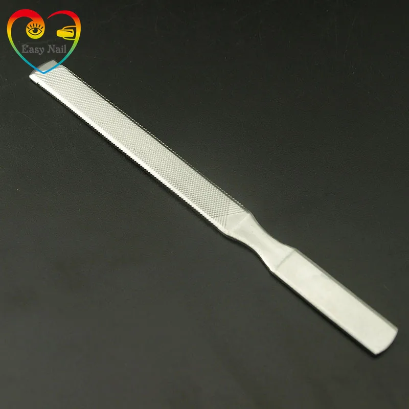 EasyNai 1pcs Super Stainless Steel 2 sides Pusher and Nail File 13cm Metal Grinding Rod Scrub Nail File Manicure Pedicure Tool
EasyNai 1pcs Super Stainless Steel 2 sides Pusher and Nail File 13cm Metal Grinding Rod Scrub Nail File Manicure Pedicure Tool