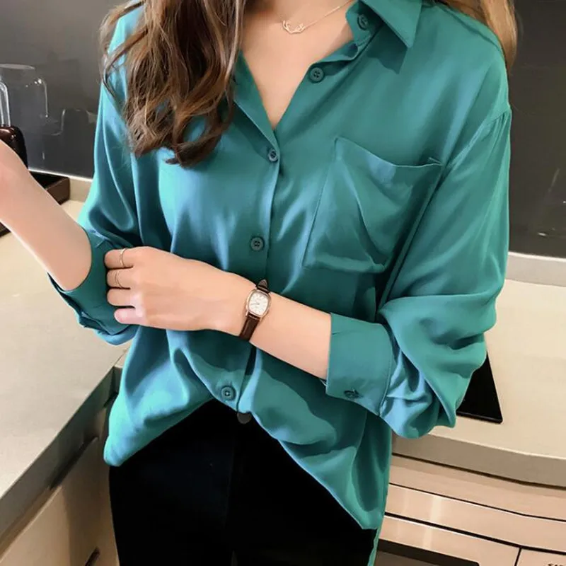 Natural 100% Silk Blouses Women High Quality Office Lady OL Work Business Spring Summer Fashion Elegant Shirts Tops Plus Size
Natural 100% Silk Blouses Women High Quality Office Lady OL Work Business Spring Summer Fashion Elegant Shirts Tops Plus Size