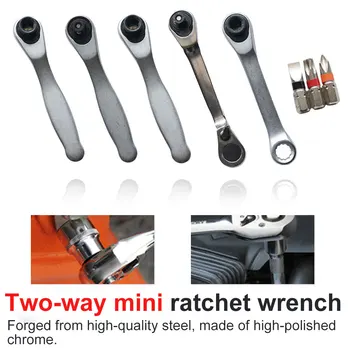 1pc Double Head 1/4" Ratchet Socket Wrench Screwdriver Hex Torque 72 Teeth Auto Quick Release
1pc Double Head 1/4" Ratchet Socket Wrench Screwdriver Hex Torque 72 Teeth Auto Quick Release