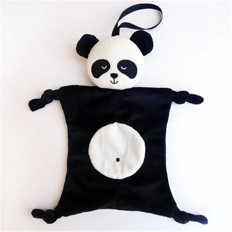 Popular Babies Plush Soothing Comfort Towel Cute Cartoon Animals Shape Panda Care Blanket Baby Security Toys | Мать и ребенок