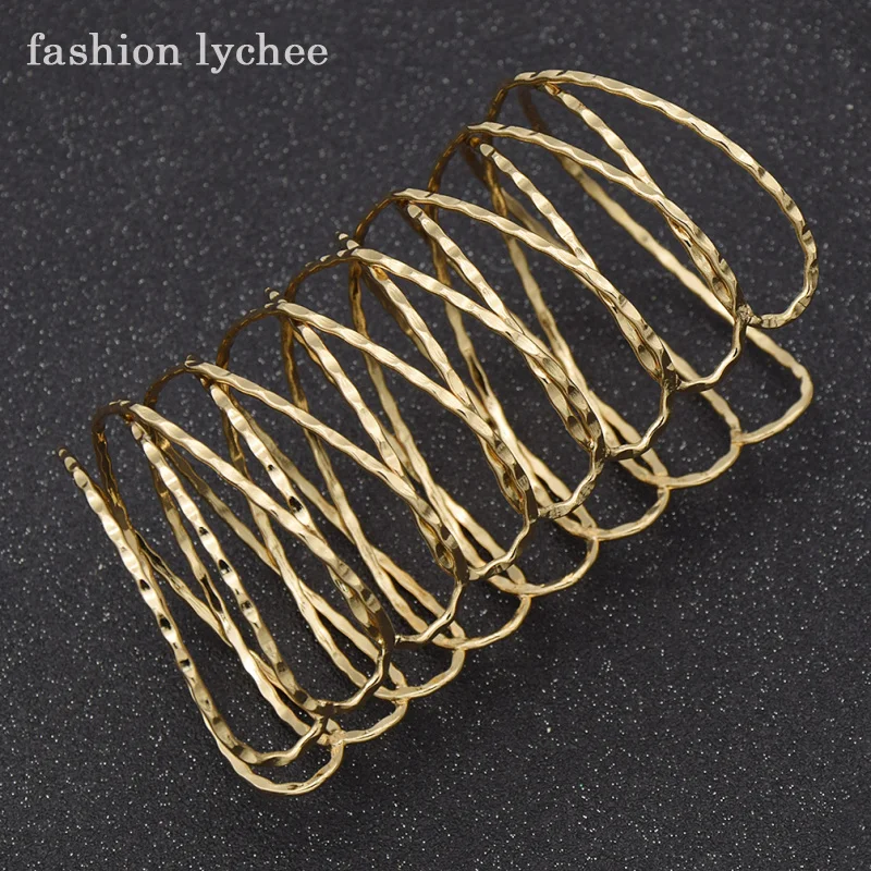 fashion lychee Hollow Simple Design Metal Multi Layered Arm Bracelet Bangle For Female Birthday Jewelry Gift
fashion lychee Hollow Simple Design Metal Multi Layered Arm Bracelet Bangle For Female Birthday Jewelry Gift