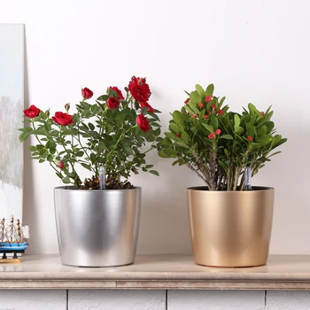 EFive color Water level gauge automatic watering Intelligent plastic flower pots pastoral Corrosion resistance flower plant pot
EFive color Water level gauge automatic watering Intelligent plastic flower pots pastoral Corrosion resistance flower plant pot