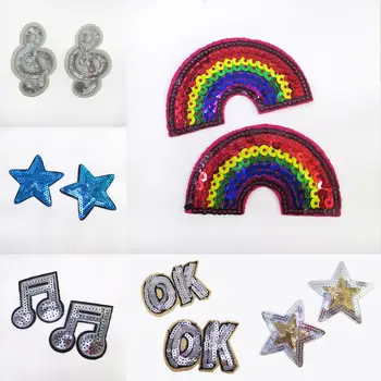 Different sizes note stars Embroidery patch high quality 10 pieces,DIY handmade materials,wedding gift wrap,10Yc524 
Different sizes note stars Embroidery patch high quality 10 pieces,DIY handmade materials,wedding gift wrap,10Yc524