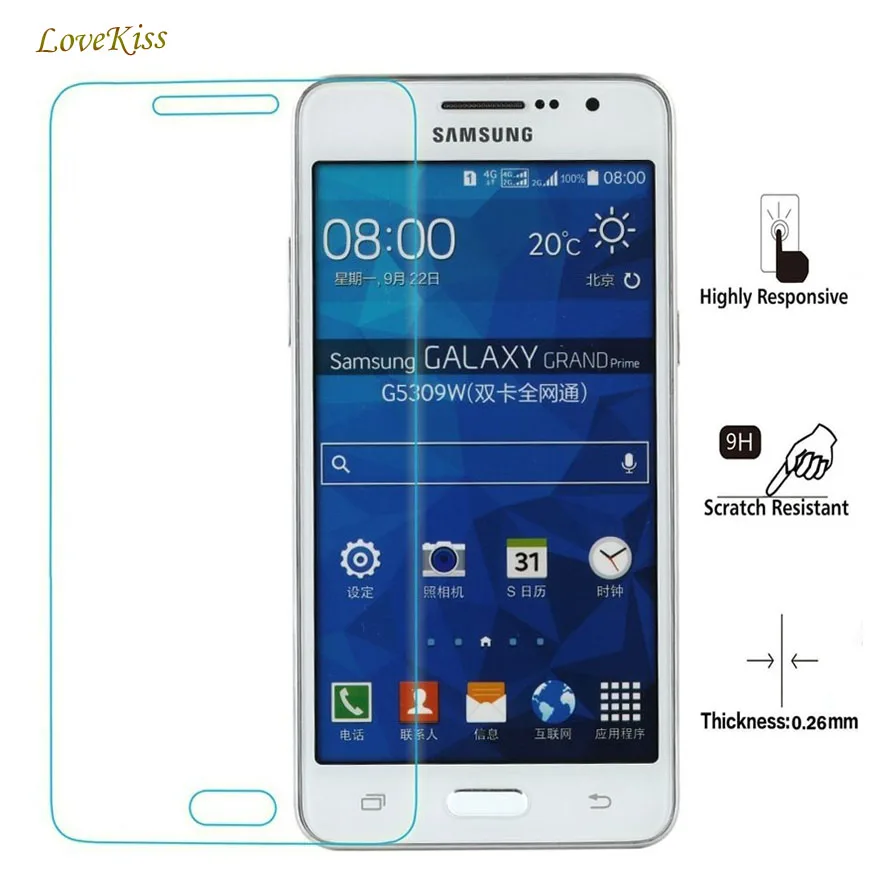 HD 9H Tempered Glass Screen Protector Film For Samsung Galaxy Grand Prime SM-G531F G530 G5308W Duos G531H Protective Film Guard
HD 9H Tempered Glass Screen Protector Film For Samsung Galaxy Grand Prime SM-G531F G530 G5308W Duos G531H Protective Film Guard