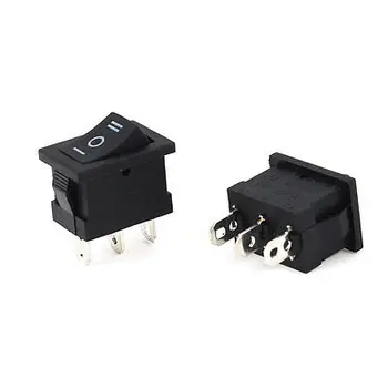 100 Pcs AC 250V/6A 125V/10A Single Pole Double Throw on-off-on Boat Rocker Switch
100 Pcs AC 250V/6A 125V/10A Single Pole Double Throw on-off-on Boat Rocker Switch