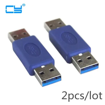 2PCS/lot USB3.0 Cable Adapter USB 3.0 A Male to Male Adapter USB3.0 AM to AM Connector Extender Converter Blue
2PCS/lot USB3.0 Cable Adapter USB 3.0 A Male to Male Adapter USB3.0 AM to AM Connector Extender Converter Blue