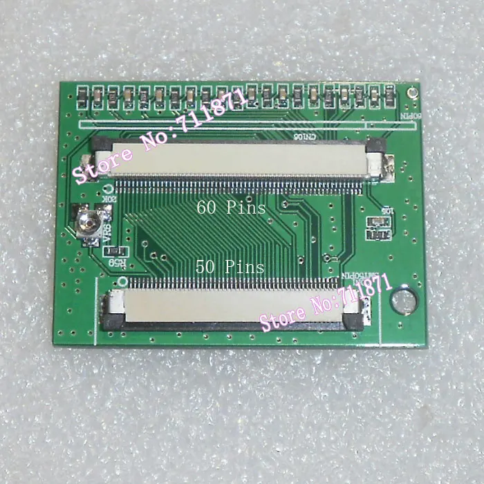 0.5 Pitch 50P to 60Pin FFC Adapter plate 0.5mm Ribbon Line 50/60P Conversion board Flexible Flat Cable 50P 60P Connector For HSD
0.5 Pitch 50P to 60Pin FFC Adapter plate 0.5mm Ribbon Line 50/60P Conversion board Flexible Flat Cable 50P 60P Connector For HSD