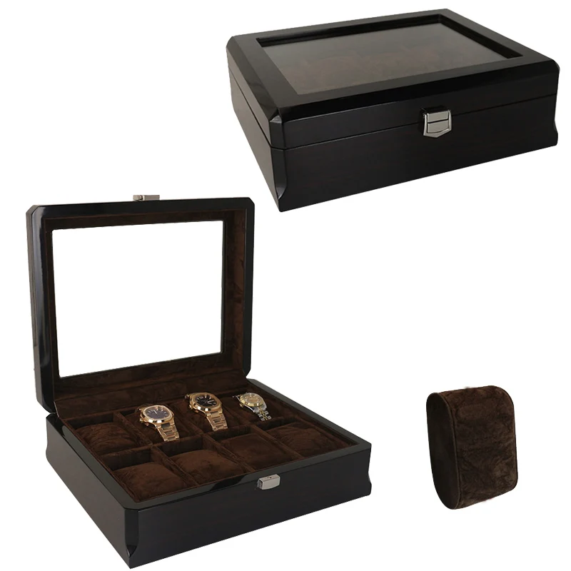 8 Grids Handmade Wood Watch Box Wood Clock Box Watch Case Time Box for Watch Holding
8 Grids Handmade Wood Watch Box Wood Clock Box Watch Case Time Box for Watch Holding