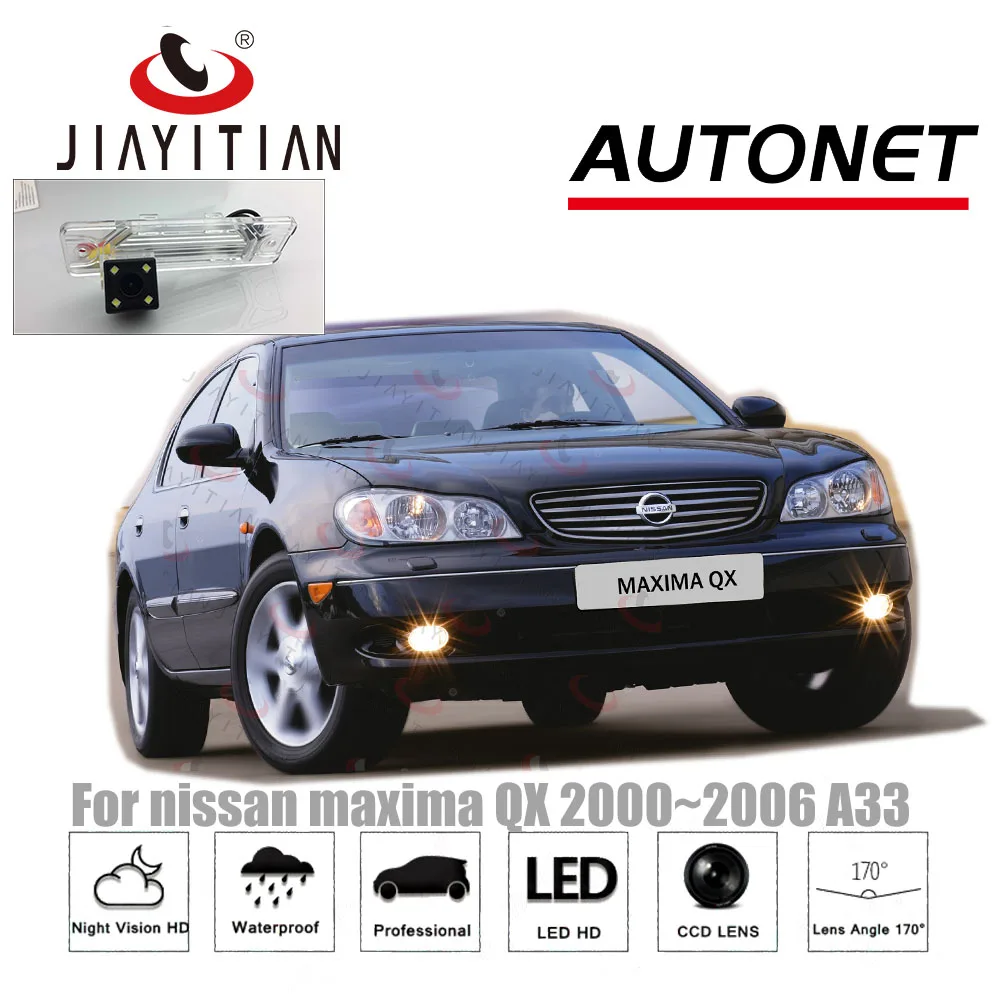 JiaYiTian Rear View Camera For nissan maxima QX 2000~2006 A33 CCD/Night Vision backup camera License Plate camera
JiaYiTian Rear View Camera For nissan maxima QX 2000~2006 A33 CCD/Night Vision backup camera License Plate camera