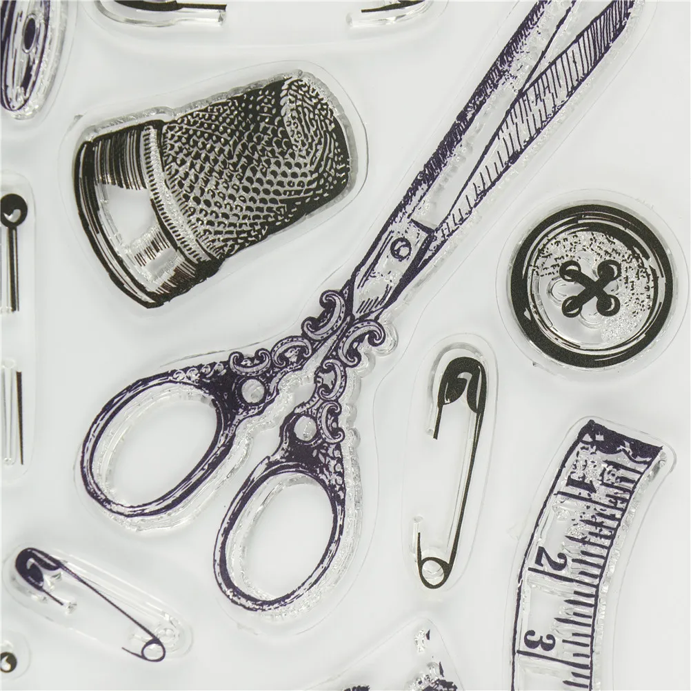 DIY Photo Cards Account Rubber Stamp Clear Stamp Transparent Stamp Sewing Tool Scissors Ruler Buttons Scrapbook
DIY Photo Cards Account Rubber Stamp Clear Stamp Transparent Stamp Sewing Tool Scissors Ruler Buttons Scrapbook