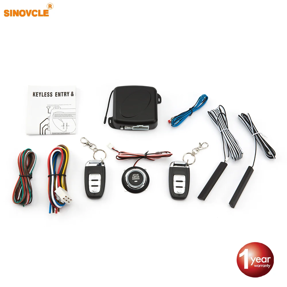 Sinovcle Car Alarm Remote Control Car Keyless Entry Engine Start Alarm System Push Button Remote Starter Stop Auto
Sinovcle Car Alarm Remote Control Car Keyless Entry Engine Start Alarm System Push Button Remote Starter Stop Auto