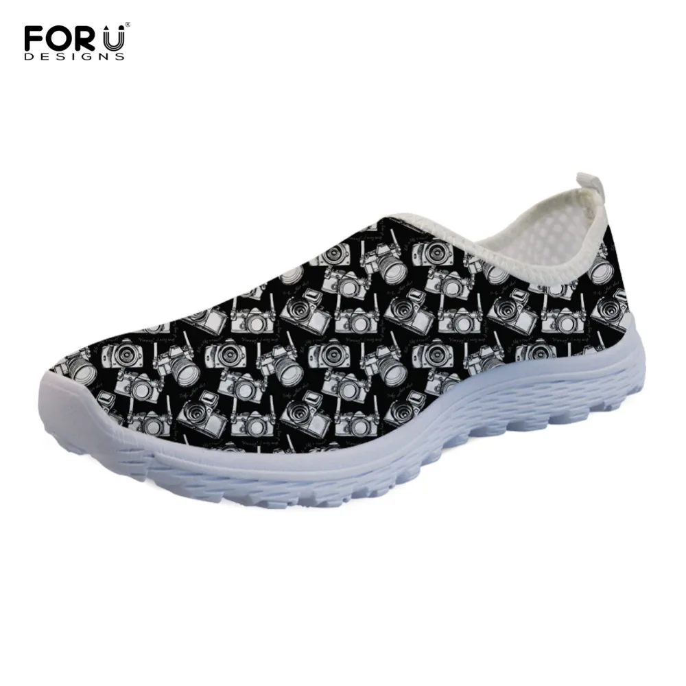 FORUDESIGNS Cartoon Camera Prints Casual Flats Shoes for Women Fashion Lightweight Sneakers Girls Breathable Mesh Shoes Summer
FORUDESIGNS Cartoon Camera Prints Casual Flats Shoes for Women Fashion Lightweight Sneakers Girls Breathable Mesh Shoes Summer