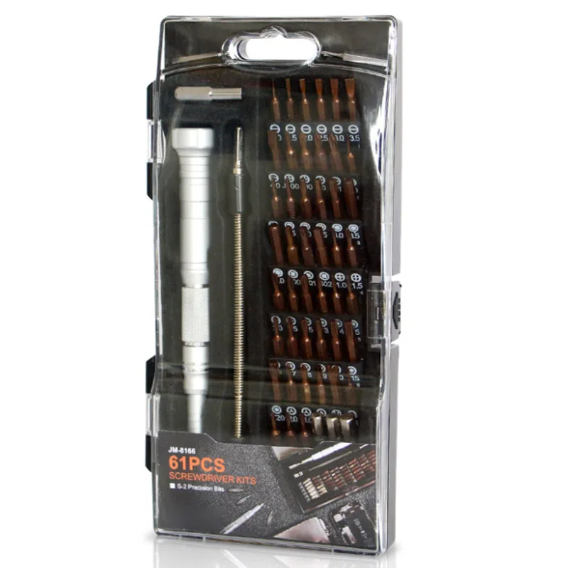 HOT 61 in 1 screwdriver Bit Magnetic Driver Kit Precision Screwdriver set Hand Tools for Phone Watch Electronics Repair Tool Kit
HOT 61 in 1 screwdriver Bit Magnetic Driver Kit Precision Screwdriver set Hand Tools for Phone Watch Electronics Repair Tool Kit
