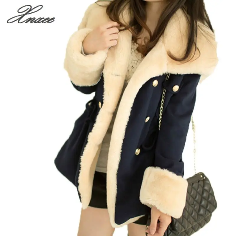 Xnxee 2019 Winter Warm Coats Women Wool Slim Double Breasted Wool Coat Winter Jacket Women Fur Women 'S Coat Jackets Female
Xnxee 2019 Winter Warm Coats Women Wool Slim Double Breasted Wool Coat Winter Jacket Women Fur Women 'S Coat Jackets Female