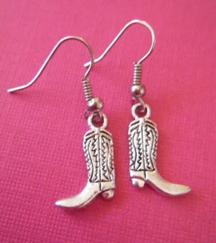 50 Pair Hot Wholesale Fashion Jewelry Vintage Silver Western Cowboy Boots Charm Pendants Earrings Circle For Womens B692
50 Pair Hot Wholesale Fashion Jewelry Vintage Silver Western Cowboy Boots Charm Pendants Earrings Circle For Womens B692