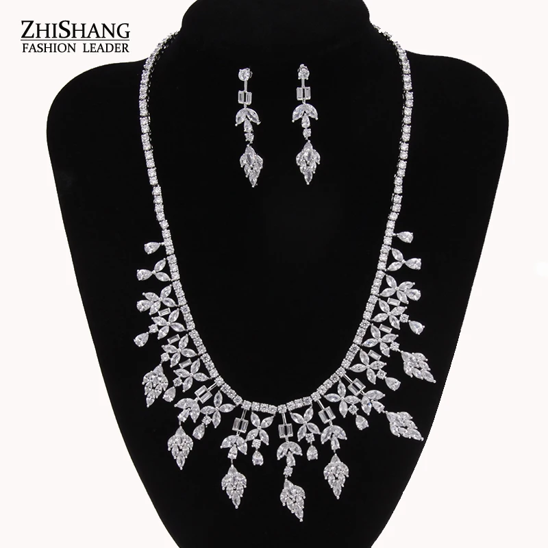 Fashion Vintage Clear Arrow With Square CZ Crystal And Pear Jewelry Sets For Wedding Necklace Earring Set WS034
Fashion Vintage Clear Arrow With Square CZ Crystal And Pear Jewelry Sets For Wedding Necklace Earring Set WS034