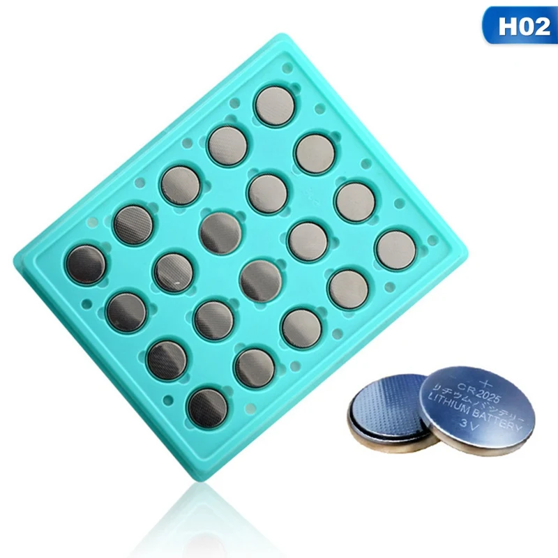 20Pcs CR2025 3V Lithium Battery Button Cell Coin Battery 2025 CR2025 BR2025 DL2025 KCR2025 L12 For Watch Calculator Toy 
20Pcs CR2025 3V Lithium Battery Button Cell Coin Battery 2025 CR2025 BR2025 DL2025 KCR2025 L12 For Watch Calculator Toy