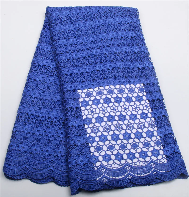 Top Quality African Chemical Lace Fabric Water Soluble Royal Blue Nigerian Guipure Wedding Dress African Lace Fabrics NA204B
Top Quality African Chemical Lace Fabric Water Soluble Royal Blue Nigerian Guipure Wedding Dress African Lace Fabrics NA204B