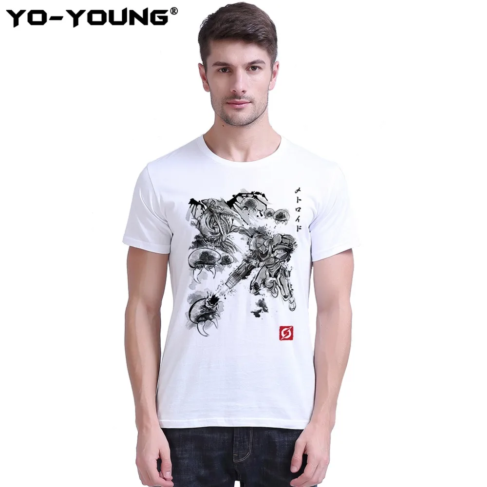 Men Casual T Shirts Attack of the Space Pirates Metroid Prime Printed 100% 180g Combed Cotton Short Sleeve Quality Customized
Men Casual T Shirts Attack of the Space Pirates Metroid Prime Printed 100% 180g Combed Cotton Short Sleeve Quality Customized
