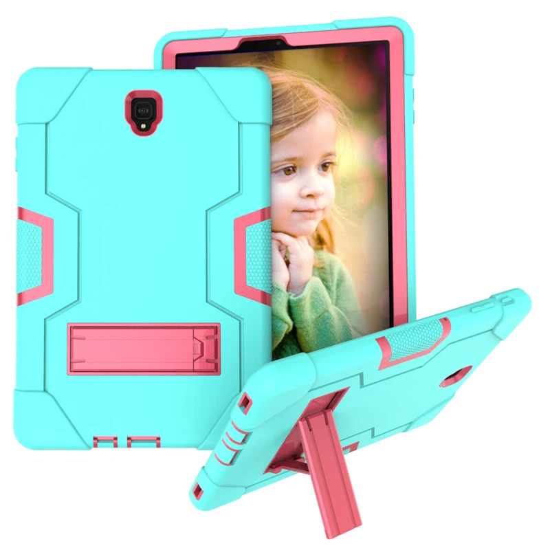 Safe Shockproof PC Silicon Back Case for Samsung Galaxy Tab S4 10.5 inch T830 Kids Hold Stand Back Cover for Samsung Tab S4 T835
Safe Shockproof PC Silicon Back Case for Samsung Galaxy Tab S4 10.5 inch T830 Kids Hold Stand Back Cover for Samsung Tab S4 T835