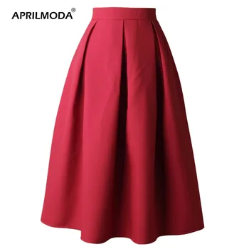 Women Skirts High Waist 50s Vintage Casual Skirt Plus Size 3XL Workwear Office Lady Swing Solid Ball Gown Pleated Skirts
Women Skirts High Waist 50s Vintage Casual Skirt Plus Size 3XL Workwear Office Lady Swing Solid Ball Gown Pleated Skirts