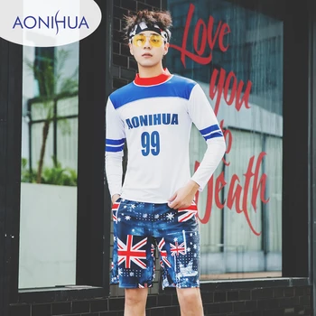 2019 Men's Bathing Shorts Jersey Long Sleeve Pants Split Beach Pants Men's Swimming Suit Sunscreen Leisure Swimming Suit
2019 Men's Bathing Shorts Jersey Long Sleeve Pants Split Beach Pants Men's Swimming Suit Sunscreen Leisure Swimming Suit