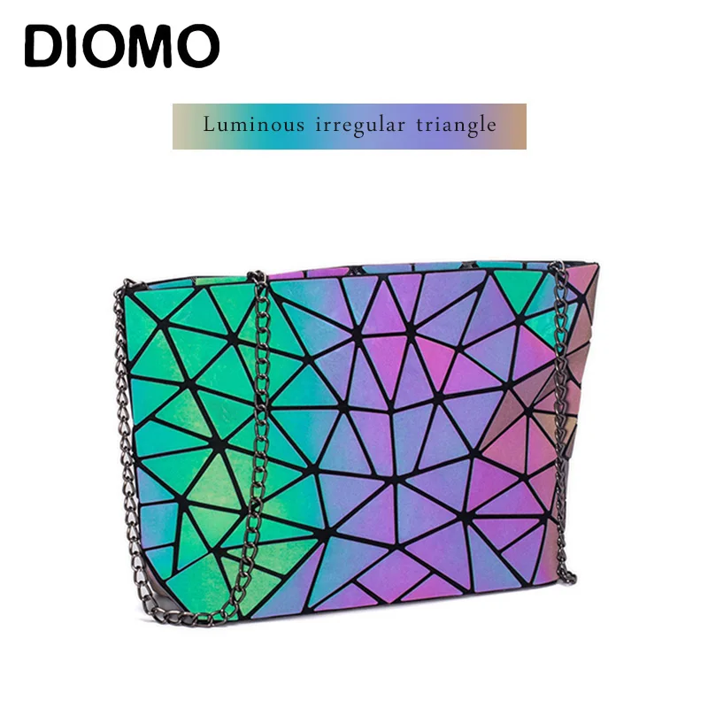 DIOMO Messenger Bag Women's Chain Bag 2019 Fashion Luminous Geometric Sling Bag Sac Femme Shoulder Strap Female Bolsas Feminina
DIOMO Messenger Bag Women's Chain Bag 2019 Fashion Luminous Geometric Sling Bag Sac Femme Shoulder Strap Female Bolsas Feminina