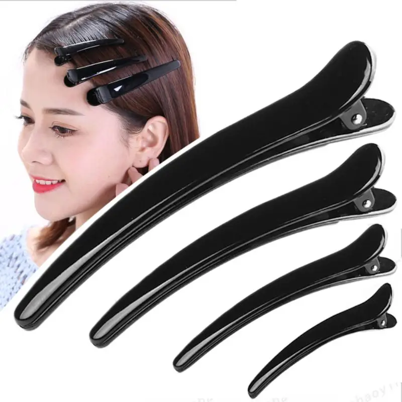 Women Girls Black Plastic Single Prong Hair Clip Professional Hairdressing Salon Non-Slip Hair Bows Alligator Barrettes DIY
Women Girls Black Plastic Single Prong Hair Clip Professional Hairdressing Salon Non-Slip Hair Bows Alligator Barrettes DIY