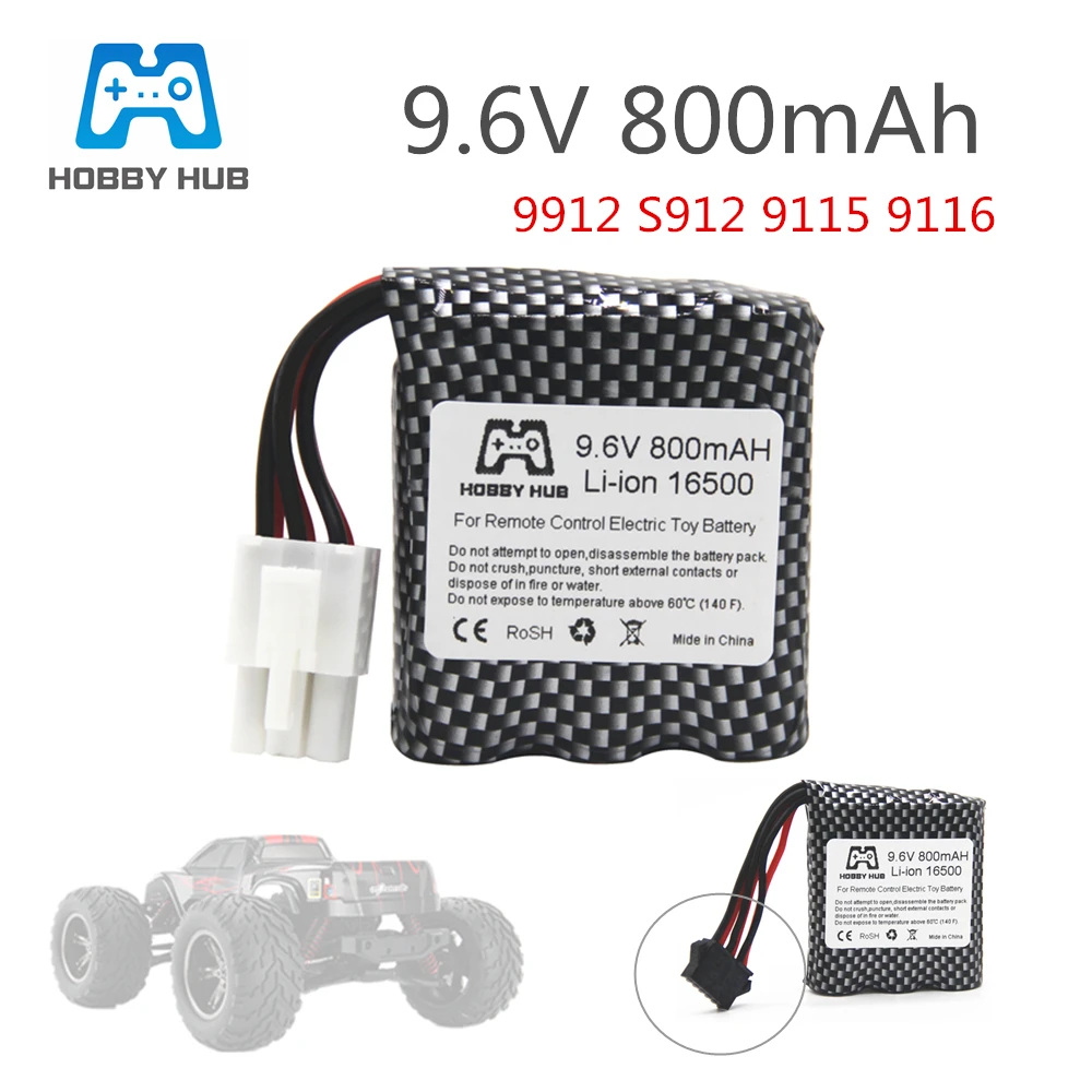 Original Hobby Hub 9.6V 800mAh Li-ion battery for 9115 S912 9116 high speed RC Truck RC car battery 9.6 v free shipping
Original Hobby Hub 9.6V 800mAh Li-ion battery for 9115 S912 9116 high speed RC Truck RC car battery 9.6 v free shipping