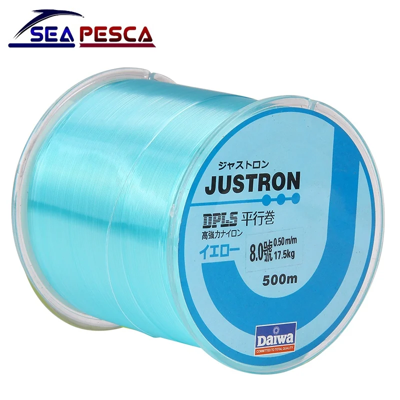 SEAPESCA 500m Daiwa Nylon Fishing Line 6LB-40LB Japan Monofilament Main Line For Carp Fishing Pesca Tackle JK342Y
SEAPESCA 500m Daiwa Nylon Fishing Line 6LB-40LB Japan Monofilament Main Line For Carp Fishing Pesca Tackle JK342Y