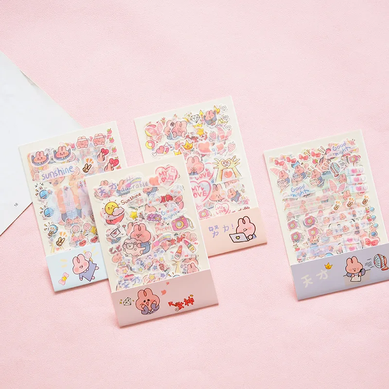 Kawaii Rabbit Decoration Sticker DIY Scrapbooking Label Diary Album Sticker Escolar Toy Sticker Stationery
Kawaii Rabbit Decoration Sticker DIY Scrapbooking Label Diary Album Sticker Escolar Toy Sticker Stationery