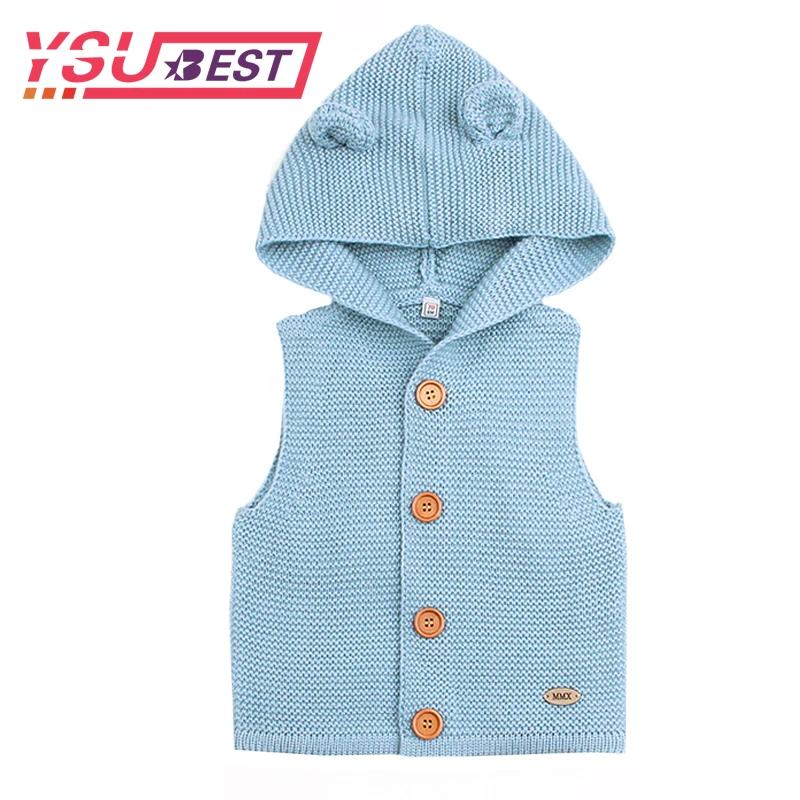 Baby Boys Sweaters Cartoon Bear Newborn Girls Cardigans Acrylic Knit Infant Unisex Knitwear Coats Hooded Sleeveless Kids Jackets
Baby Boys Sweaters Cartoon Bear Newborn Girls Cardigans Acrylic Knit Infant Unisex Knitwear Coats Hooded Sleeveless Kids Jackets