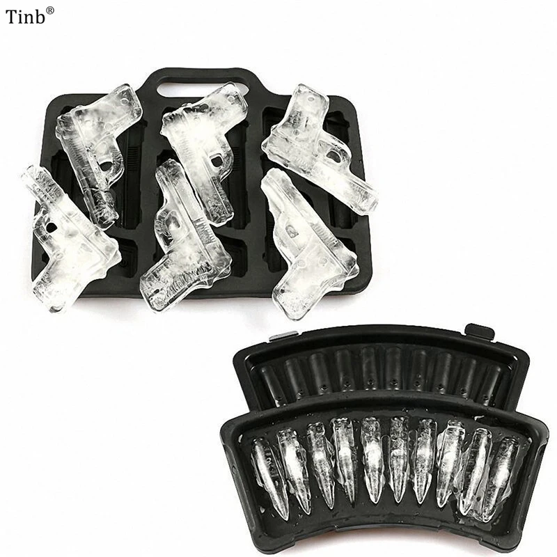 2PCS/Set DIY Ice Cube Mold Gun Bullet Shape Ice Cube Tray Fruit Ice Cream Maker Kitchen Bar Drinking Accessories
2PCS/Set DIY Ice Cube Mold Gun Bullet Shape Ice Cube Tray Fruit Ice Cream Maker Kitchen Bar Drinking Accessories