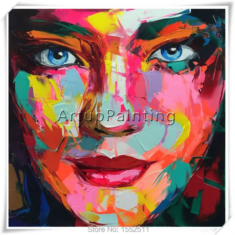 Portrait Face Oil painting Palette Knife Impasto figure canvas Hand painted Francoise Nielly Wall Art Pictures for living room 2
Portrait Face Oil painting Palette Knife Impasto figure canvas Hand painted Francoise Nielly Wall Art Pictures for living room 2