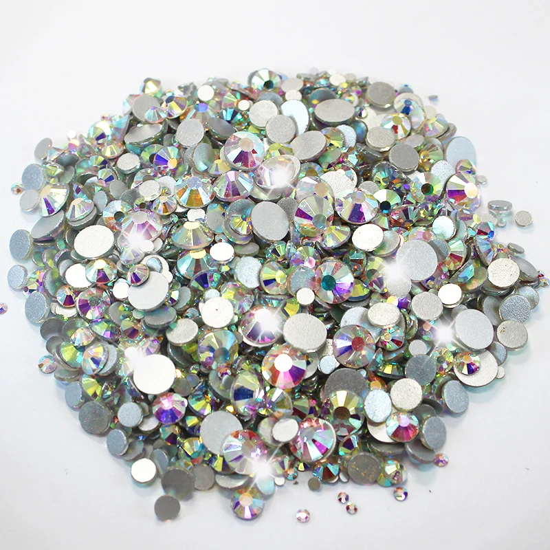 Mixed Sizes Flatback Nail Art Rhinestone Glass Stones Crystal AB Round Non Hotfix Rhinestone Glitters Iron on Garment Clothing
Mixed Sizes Flatback Nail Art Rhinestone Glass Stones Crystal AB Round Non Hotfix Rhinestone Glitters Iron on Garment Clothing