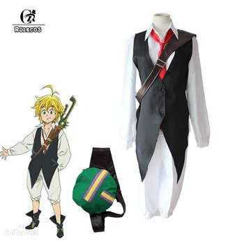 ROLECOS The Seven Deadly Sins Cosplay Meliodas Cosplay Costume Revival of the Commandments Anime Cosplay Costume Man Full Sets
ROLECOS The Seven Deadly Sins Cosplay Meliodas Cosplay Costume Revival of the Commandments Anime Cosplay Costume Man Full Sets