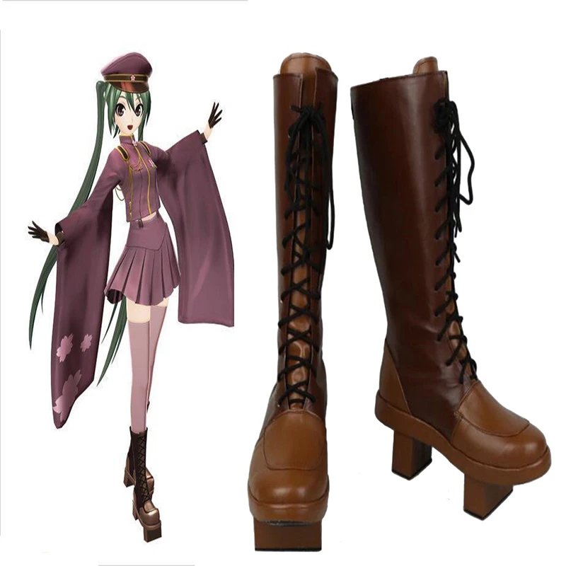 VOCALOID KAITO Kagamine Len/Rin miku Senbonzakura Cosplay Shoes High boots
VOCALOID KAITO Kagamine Len/Rin miku Senbonzakura Cosplay Shoes High boots