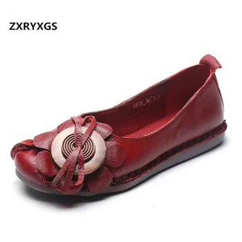 2019 New Spring Ethnic Style Handmade Flower Cow Leather Shoes Comfort Breathable Women Flat Shoes Non-slip Soft Casual Shoes
2019 New Spring Ethnic Style Handmade Flower Cow Leather Shoes Comfort Breathable Women Flat Shoes Non-slip Soft Casual Shoes