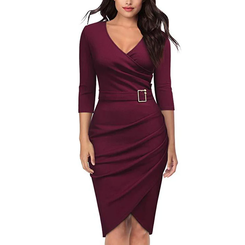 Spring Autumn Party Bodycon Dress Women Casual Work Office frocks Business Pencil Sukienka Elegant Evening Party Night Dresses
Spring Autumn Party Bodycon Dress Women Casual Work Office frocks Business Pencil Sukienka Elegant Evening Party Night Dresses