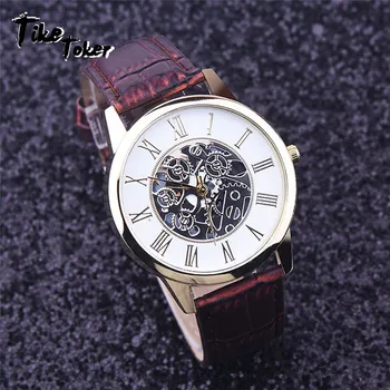 Tike Toker,2017 Luxury Brand Men's Watches Fashion Rome Digital Leather Band Analog Dial Quartz Wristwatch Watches Male Clock
Tike Toker,2017 Luxury Brand Men's Watches Fashion Rome Digital Leather Band Analog Dial Quartz Wristwatch Watches Male Clock