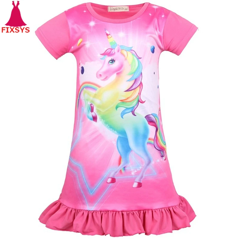 Girls Unicorn Costume Princess Dress New 2019 Girls Cosplay Dress With Headband Vestido Unicornio Summer Dresses for kids Girls
Girls Unicorn Costume Princess Dress New 2019 Girls Cosplay Dress With Headband Vestido Unicornio Summer Dresses for kids Girls
