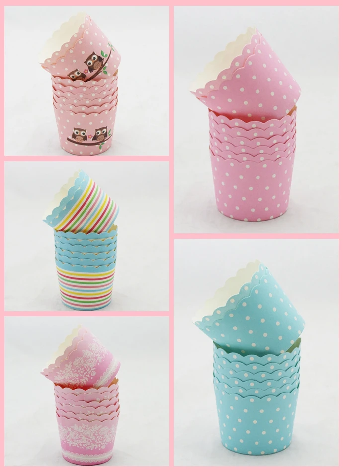 50Pcs Colorful Paper Cake Cup Oven Baking Tools Tray Liners Baking Cup Muffin Kitchen Cupcake Cases
50Pcs Colorful Paper Cake Cup Oven Baking Tools Tray Liners Baking Cup Muffin Kitchen Cupcake Cases