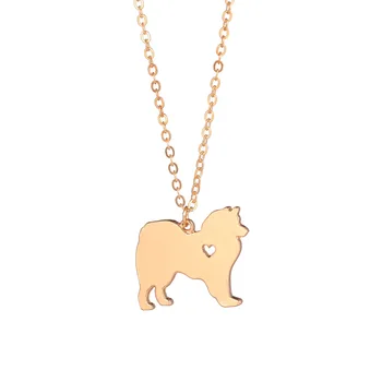 Wholesale 30pcs American Eskimo Dog Necklace American Eskimo Necklace Custom Jewelry Silver Husky Pendant Pet Lover For Women
Wholesale 30pcs American Eskimo Dog Necklace American Eskimo Necklace Custom Jewelry Silver Husky Pendant Pet Lover For Women