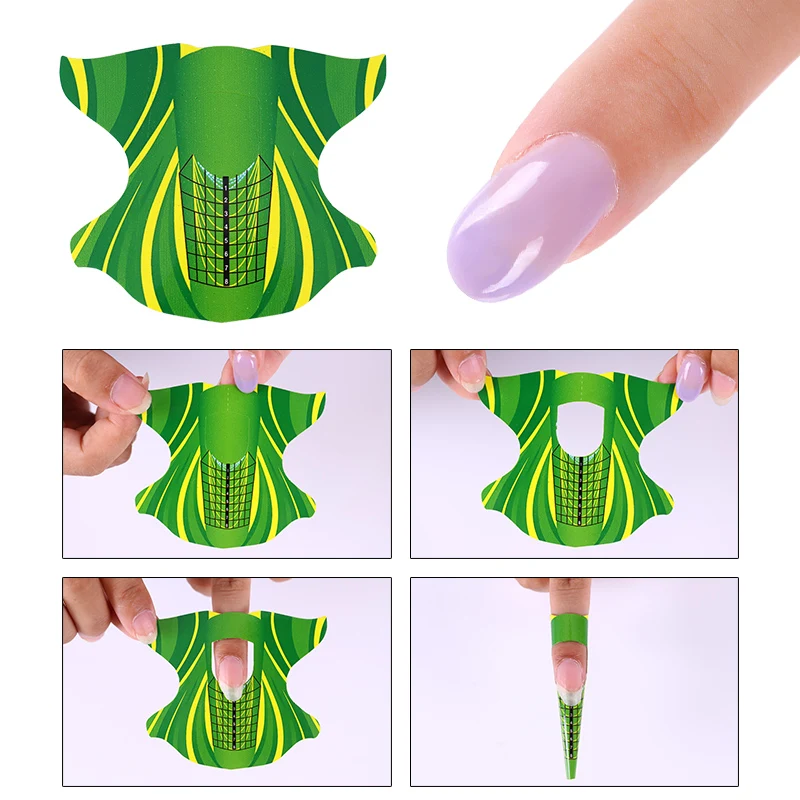 100Pcs Square Shape Adhesive Nail Form For Acrylic UV Gel Nail Tip Nail Extension Paper Holder Beauty Accessories Random Color
100Pcs Square Shape Adhesive Nail Form For Acrylic UV Gel Nail Tip Nail Extension Paper Holder Beauty Accessories Random Color