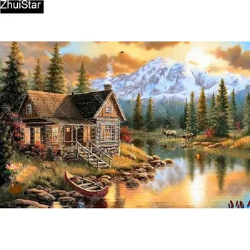Full Square/5D DIY Diamond Painting "Snow Mountain House" Embroidery Cross Stitch Mosaic Home Decor Gift CJ8
Full Square/5D DIY Diamond Painting "Snow Mountain House" Embroidery Cross Stitch Mosaic Home Decor Gift CJ8