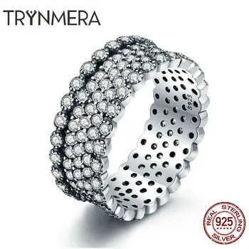 Wedding Ring Real 925 Sterling Silver Cocktail Forever Circle Silver Finger Rings for Women Engagement Silver Jewelry Anel TR016
Wedding Ring Real 925 Sterling Silver Cocktail Forever Circle Silver Finger Rings for Women Engagement Silver Jewelry Anel TR016