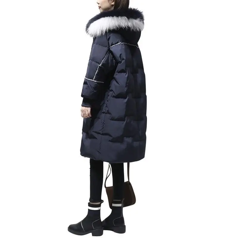 2019 Winter Women Large Real Raccoon Fur Collar Hooded White Duck Down Jacket Plus Size Female Long Coat Thick Warm Parka M12
2019 Winter Women Large Real Raccoon Fur Collar Hooded White Duck Down Jacket Plus Size Female Long Coat Thick Warm Parka M12