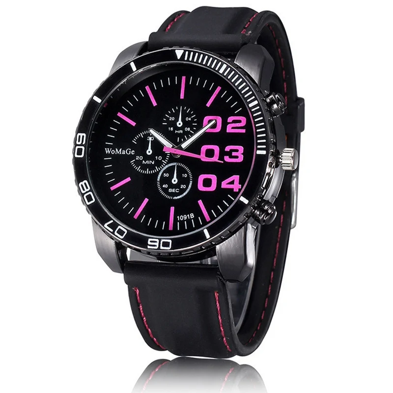Montre Homme 2019 Men's Watch Sports Quartz Clock Large Dial Silicone Waterproof Black Watch Gift Zegarek Meski Reloj Mujer
Montre Homme 2019 Men's Watch Sports Quartz Clock Large Dial Silicone Waterproof Black Watch Gift Zegarek Meski Reloj Mujer