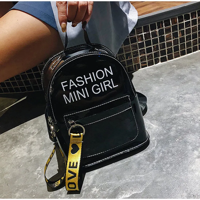 Women Backpack Laser Transparent Female Jelly Casual School Bag Multicolor Mini Fashion Girls Bags New Design Daypack
Women Backpack Laser Transparent Female Jelly Casual School Bag Multicolor Mini Fashion Girls Bags New Design Daypack