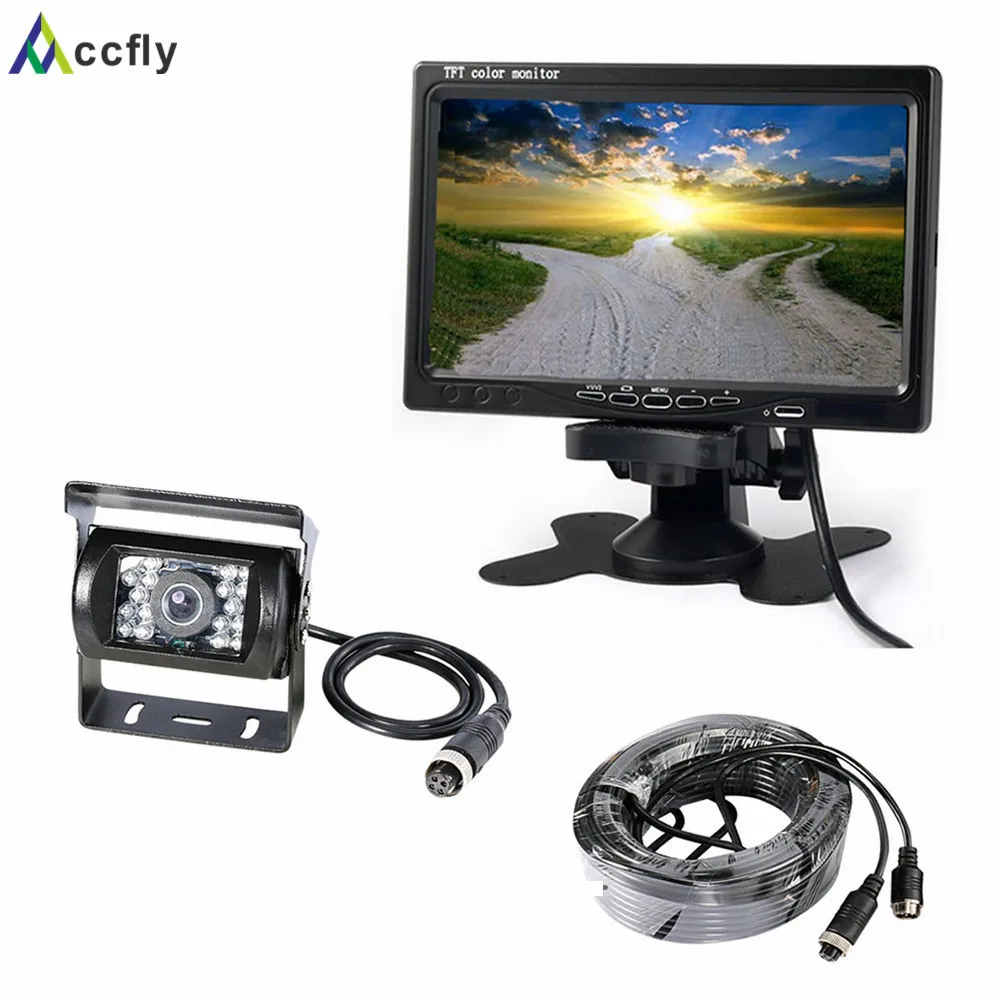 Accfly 12V 24V CCD камера заднего вида для грузовиков автобусов фургонов прицепов|camera for truck|rear view cameracar rear reverse camera |